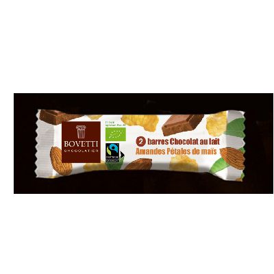 Barre Chocolat Lait Amande Noisette 40 G