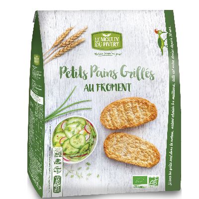 Petits Pains Grilles Froment 225g