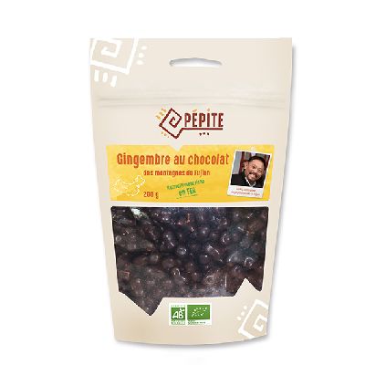 Gingembre Cubes Chocolat 150g De Chine